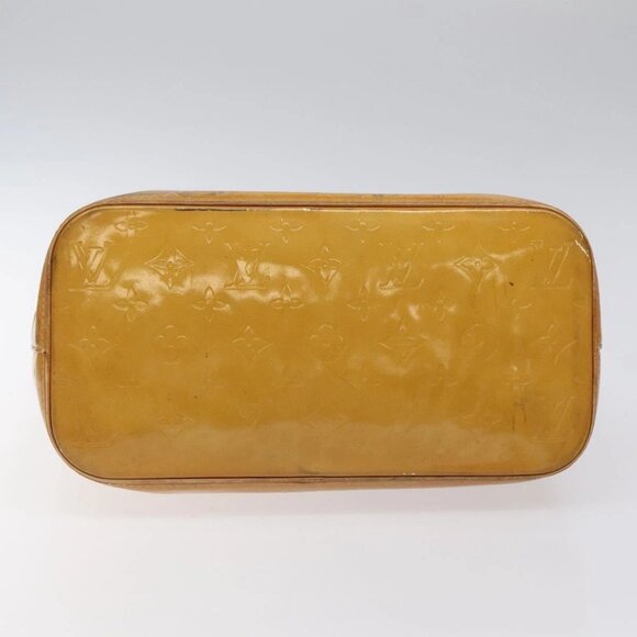 LOUIS VUITTON Monogram Vernis Houston Hand Bag Beige - Picture 5 of 14